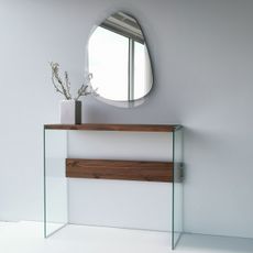 Hanah Home Konzolový stolík Niagara 91 cm orech