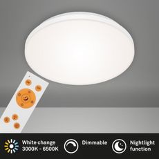 Briloner 7377-016 - LED Stmievateľné stropné svietidlo LED/12W/230V 3000-6500K