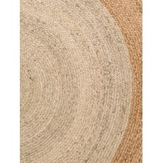 Hanse Home , Kusový koberec Jutta 106225 Natur Ivory/Gold kruh, 200x200, béžová, chodba / predsieň