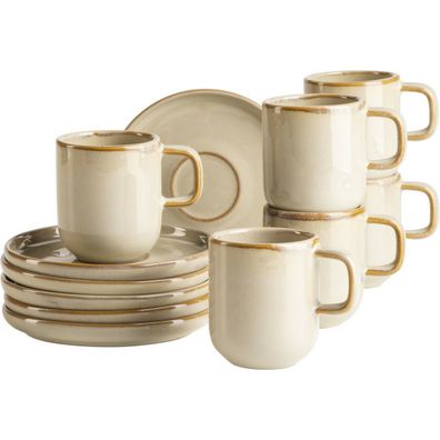 Mäser Sada šáliek na espresso s tanierikmiCordelia Sand, 6+6 ks