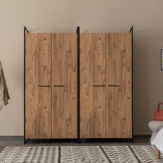 Dynamic šatníková skriňa šírka 208cm praktický dizajn