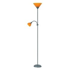 Stojacia lampa  Rabalux Action 4026 strieborná / oranžová