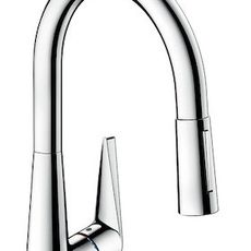 Drezová batéria Hansgrohe Talis M51 s vyťahovacou spŕškou, 2 prúdy chróm 72813000