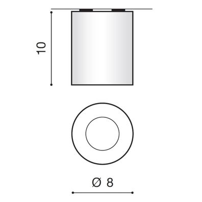 Azzardo AZ2558 - Vonkajšie stropné svietidlo ARO 1xGU10/50W/230V IP54