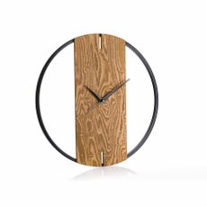 Nástenné hodiny Wood deco, pr. 40 cm