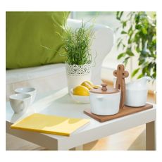 Porcelánová cukornička a nádobka na mlieko Whiteline - Orion