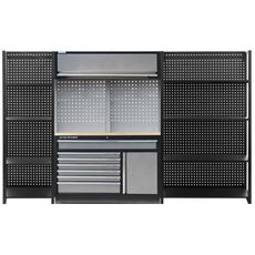 Zostava dielenského nábytku Procarosa PROFI TGC-1371-TJA Pracovná doska: drevená