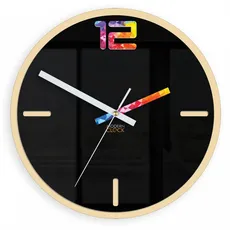 ModernClock Nástenné hodiny Etno čierne