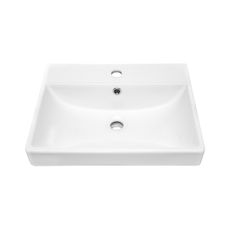 COMAD UN-RITA-GW-50 - Umývadlo na dosku RITA 50x40 cm keramika/biela lesklá