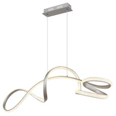 Globo 67341N - LED Luster na lanku SWIRL LED/40W/230V matný chróm