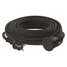 EMOS Venkovní prodlužovací kabel s 1 zásuvkou ZANE 25 m 2,5 mm² černý