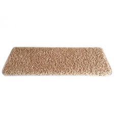 Vopi Nášľapy na schody Color shaggy béžový obdĺžnik, samolepiaci - 24x65 obdĺžnik (rozmer vrátane ohybu)