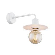 Argon 3878 - Nástenná lampa CORSO 1xE27/15W/230V biela