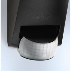 STEINEL 005535-Vonkajšie nástenné svietidlo so senzorom L585S 1xE27/60W čierna IP44