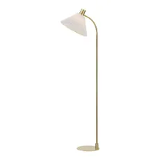 Stojacia lampa v bielo-zlatej farbe (výška 145 cm) Mira - Markslöjd