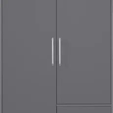 Šatník Smart 100 cm Antracit, Antracit