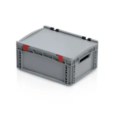 Plastová prepravka s vekom 400 x 300 x 185 mm