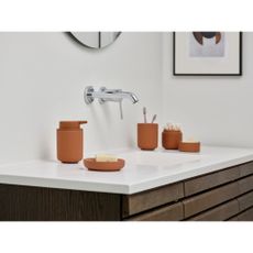 Oranžový kameninový dávkovač mydla 250 ml Ume – Zone