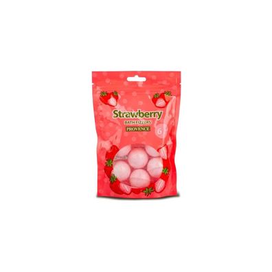 Šumivá bomba do kúpeľa PROVENCE 6 ks jahoda
