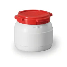 Plastový sud Curtec, zúžené hrdlo, skrutkovateľné veko 10 L