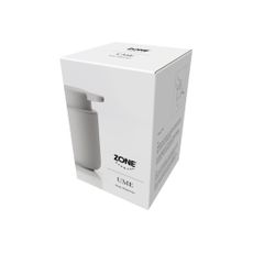 Svetlosivý dávkovač tekutého mydla z kameniny Zone Soft Grey, 250 ml