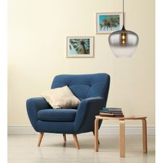Globo 15548H2 - Luster na lanku MAXY 1xE27/60W/230V čierna