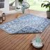 NORTHRUGS - Hanse Home koberce Kusový koberec Twin-Wendeteppiche 105431 Ocean – na von aj na doma - 120x170 cm