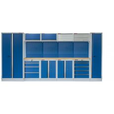 Kvalitný PROFI BLUE dielenský nábytok 4235 x 495 x 2000 mm - MTGS1300AA5