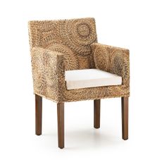 Estila Luxusné kreslo s banánovými kruhmi RATTAN 85cm