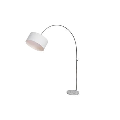 Stojacia lampa Big Bow 170-180cm ľanová biela