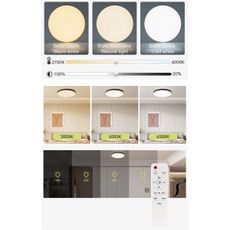 LED Stmievateľné stropné svietidlo LED/50W/230V 3000-6500K pr. 50 cm biela + DO