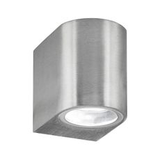 Searchlight - LED Vonkajšie nástenné svietidlo LEDO 1xGU10/3W/230V IP44 strieborná