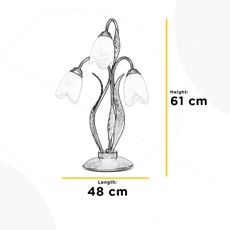 ONLI - Stolná lampa SONIA 3xE14/6W/230V