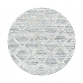 Ayyildiz koberce Kusový koberec Pisa 4703 Grey kruh - 120x120 (priemer) kruh cm