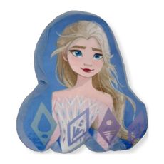 Tvarovaný 3D vankúš Ľadové kráľovstvo II - Frozen II - motív Elsa - 36 x 32 cm
