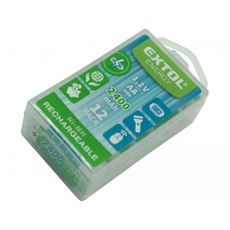 Batérie nabíjacie, 12ks, AA (HR6), 1,2V, 2400mAh, NiMh