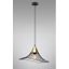 Luster na lanku ALURA 1xE27/60W/230V pr. 50 cm čierna