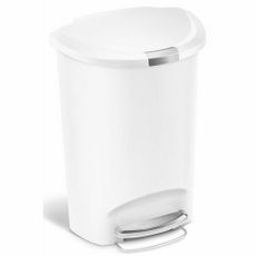 Simplehuman Pedálový odpadkový kôš, 50 l, biela