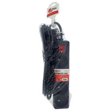 Predlžovací kábel s vypínačom Q-364f 4x z/u 5m čierny