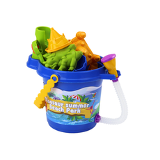 LEAN TOYS Súprava na piesok so sprchou – Dinosaurus, 6 formičiek a náradie