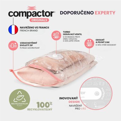 Compactor Vákuové úložné vrece Bag Aspispace L 80 x 100 cm, L