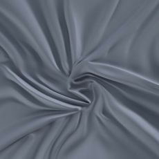 Kvalitex Saténové prestieradlo s gumou tmavosivá, 90 x 200 cm