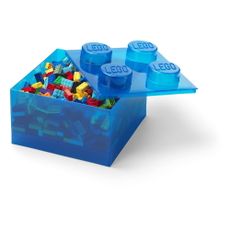 Modrý plastový detský úložný box 25x25x18 cm – LEGO®