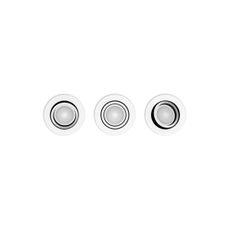 Philips - SADA 3xLED RGBW Stmievateľné podhľadové Hue CENTURA 1xGU10/4,2W/230V