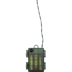 Eglo 410926 - LED Vonkajší vianočný veniec so senzorom 20xLED/0,064W/3xAA IP44