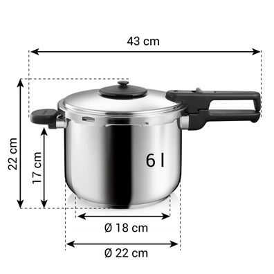 Tlakový hrniec GrandCHEF 6.0 l