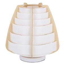 Biela stolová lampa (výška 27 cm) Nagoja – Candellux Lighting