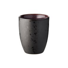Súprava 4 čiernych kameninových termohrnčekov Bitz Basics Black, 270 ml