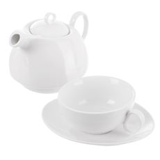 Čajová súprava MONA, 3 diely, porcelán, 2 ks