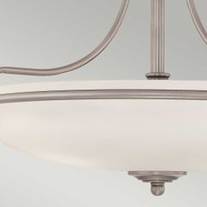 Elstead QZ-GRIFFIN-SFS-AN - Prisadený luster GRIFFIN 3xE27/100W/230V matný chróm